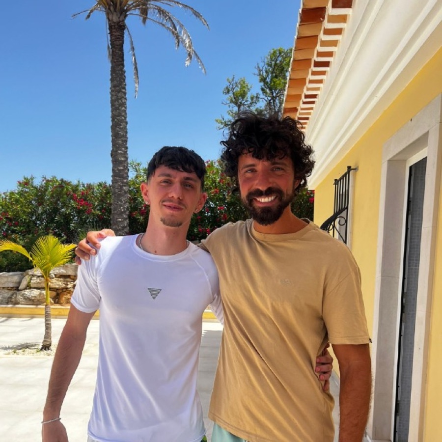 Riccardo Giaramita insieme a Sol Livio